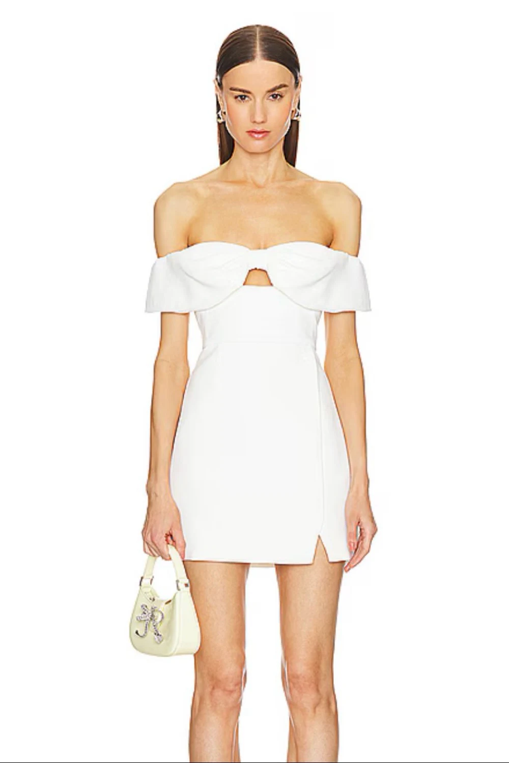 Rent Self-Portrait White Dress UK 8 | By Rotation UK