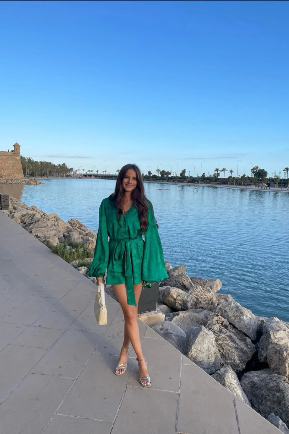 rat and boa harlequin dress green Rent & UK 6 Web Collection: New in Dresses