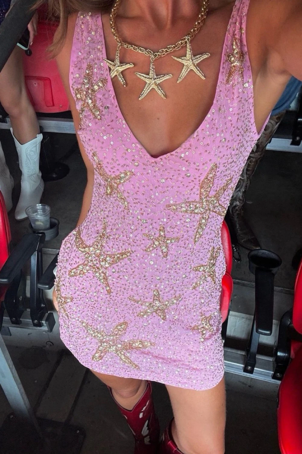rixo christabel sequin mini dress Rixo Christabel Sequin-Embellished Dress - Pink - 20% Off