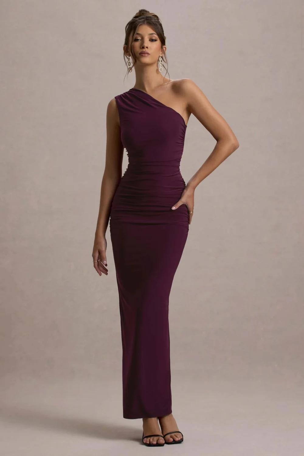 Rent Club L London Burgundy Dress UK 8 | By Rotation UK
