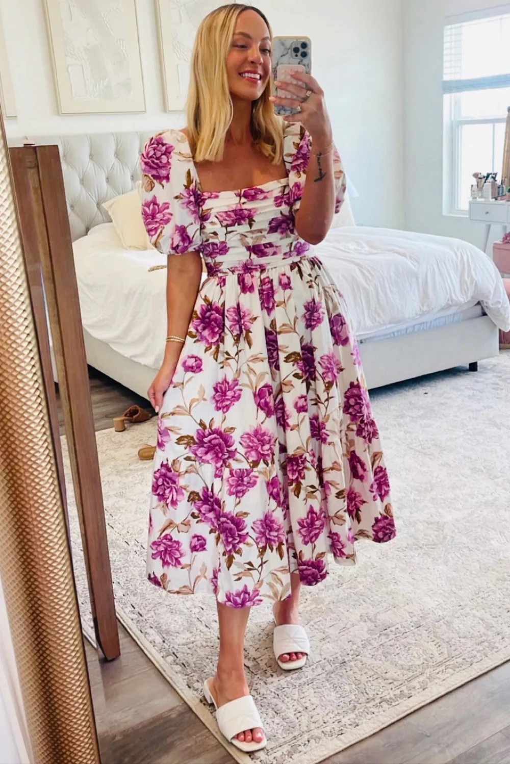 knee length dresses for ladies Abercrombie & Fitch Floral Front Cutout Lined Dress NWT- Size S Petite   The Saved Collection