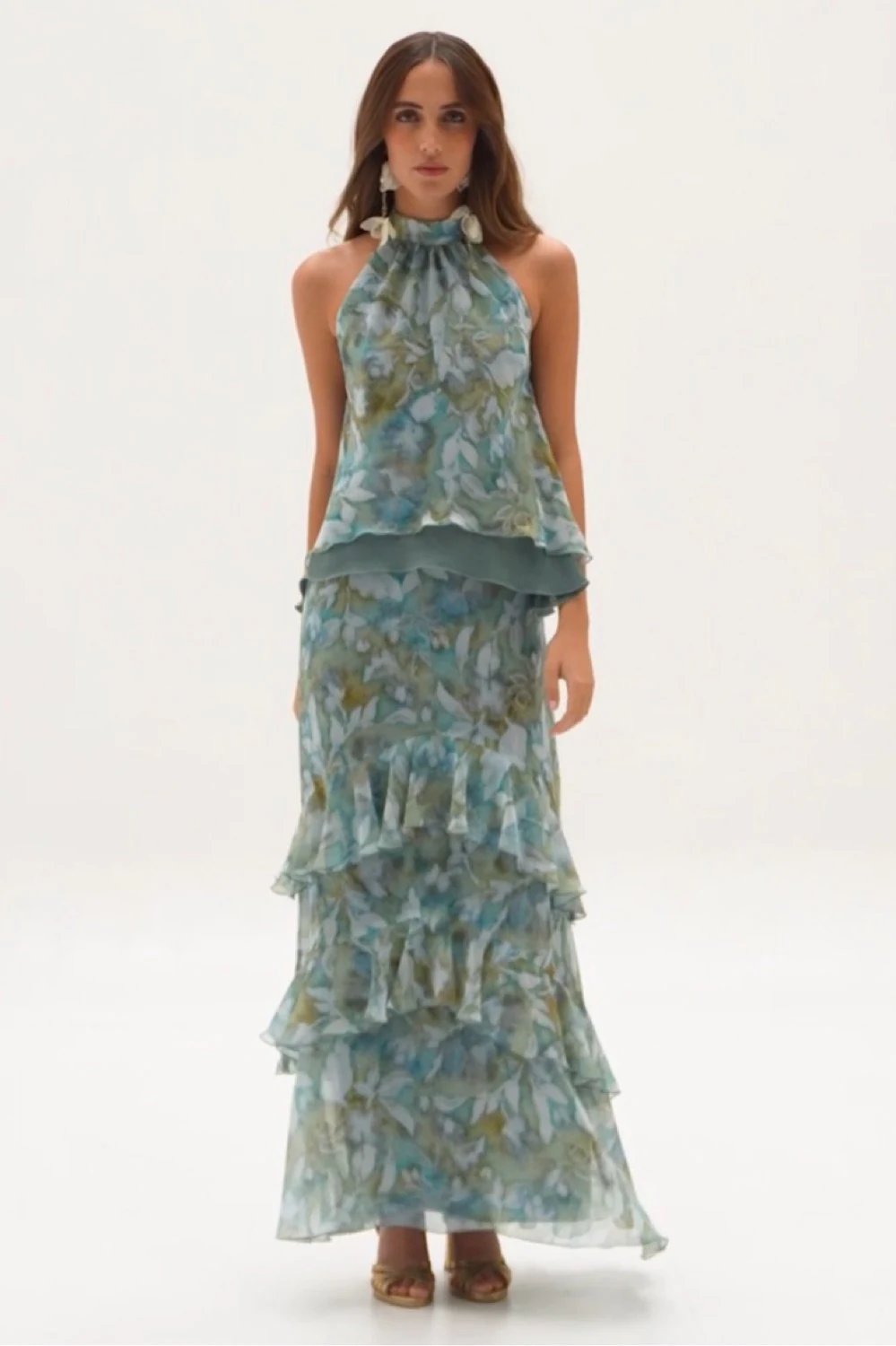 Rent THE-ARE Turquoise Dress UK 6 | By Rotation UK