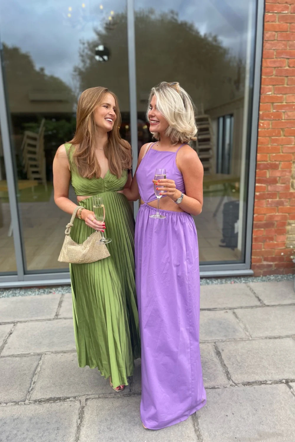 Rent Abercrombie & Fitch Green Dress UK 6 | By Rotation UK