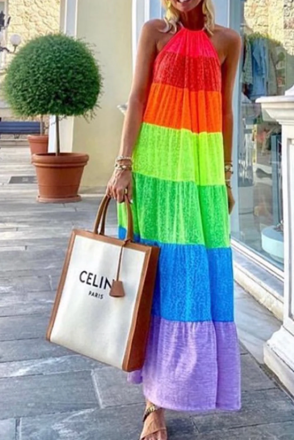 Rent Pitusa Multicolour Dress UK 12 | By Rotation UK