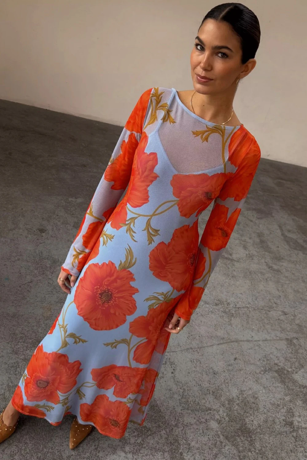 Rent Never Fully Dressed Blue Dress UK 8 | By Rotation UK