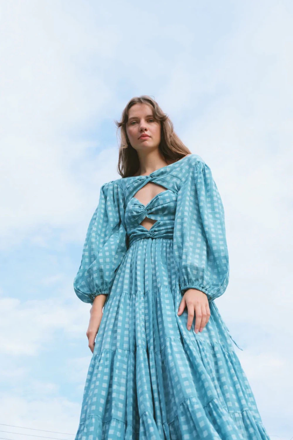 Rent Innika Choo Blue Dress UK 10 | By Rotation UK