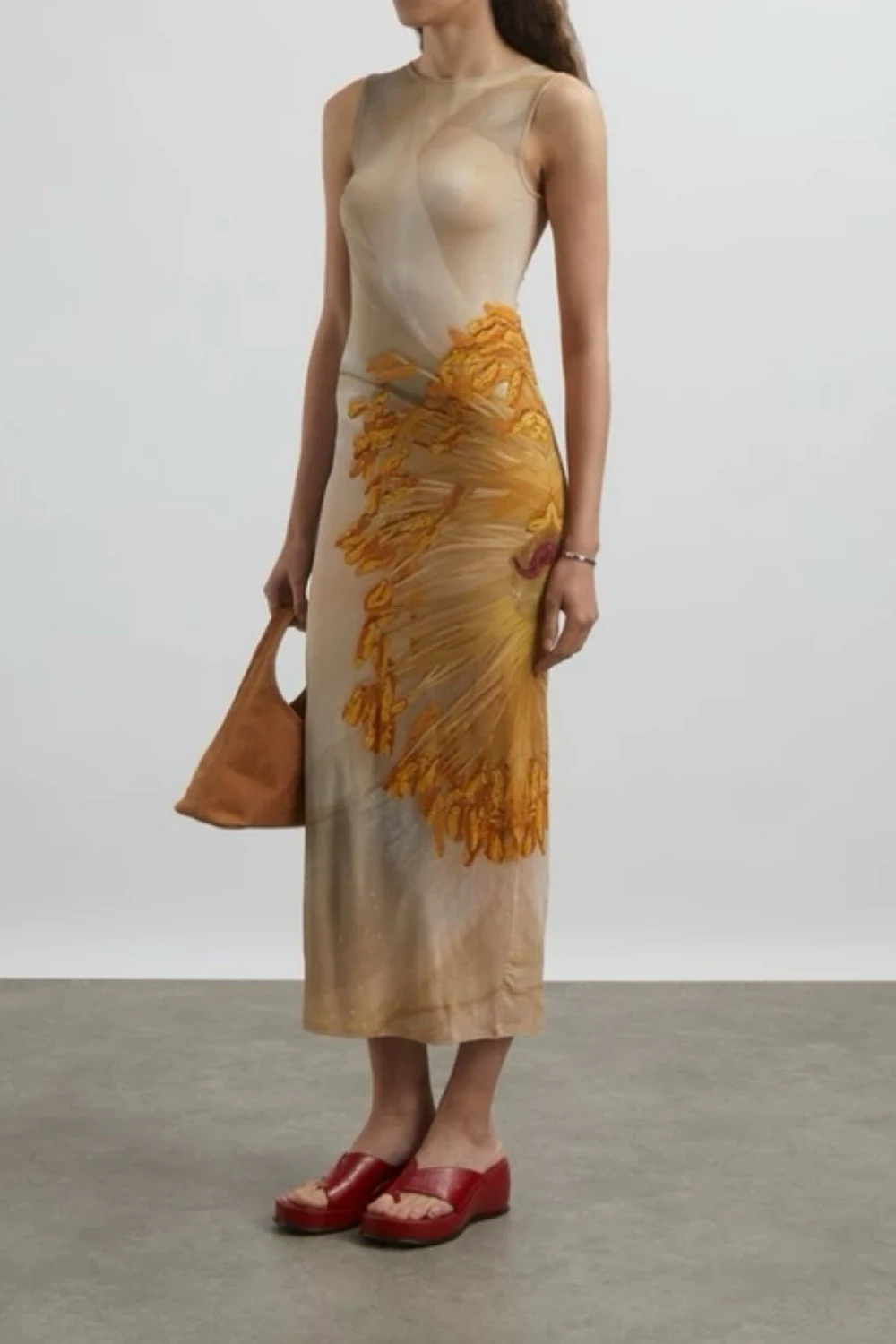 paloma wool beige fortunata maxi dress Paloma Wool Fortunata Dress